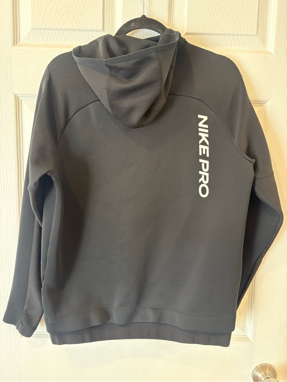 Nike Pro Black Men's Hooded Training Sweatshirt Size Medium